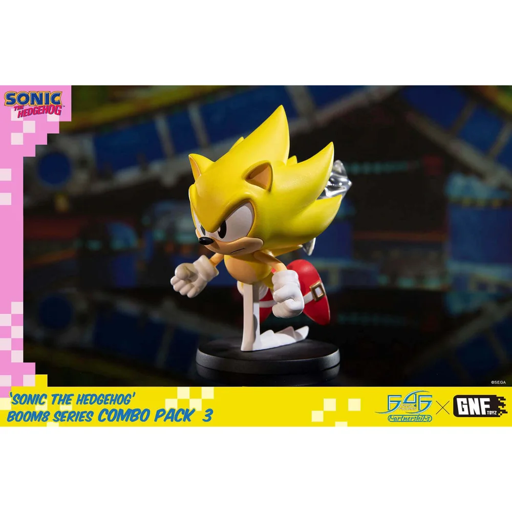 First 4 Figures Sonic the Hedgehog BOOM8 Series PVC Figure Vol. 06 Super Sonic (8cm) Image 1