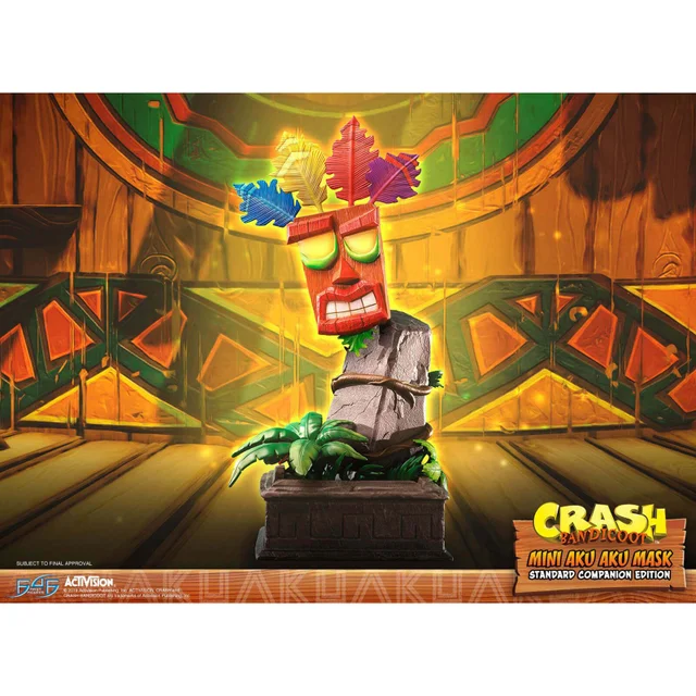 First 4 Figures Crash Bandicoot Mini Aku Aku Mask Resin Statue (40cm)