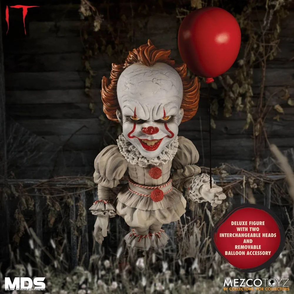 Mezco IT (2017) MDS Series Pennywise Deluxe Action Figure Image 1