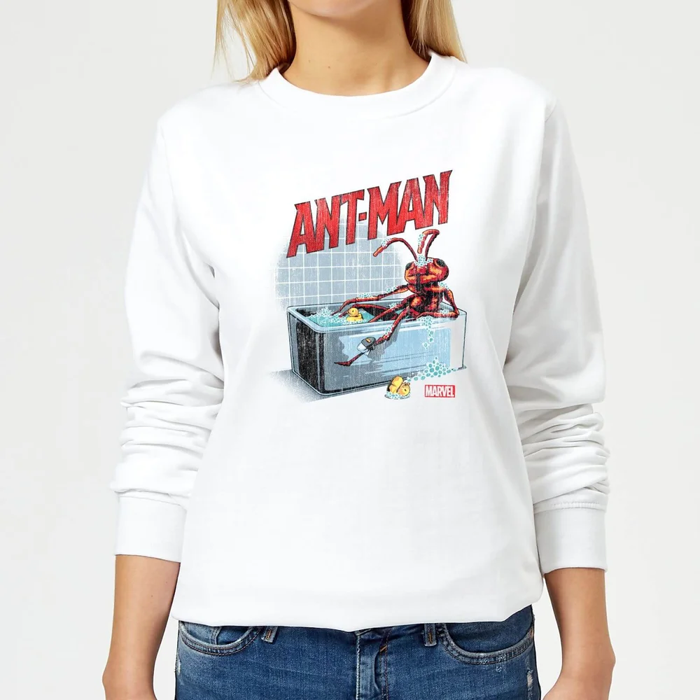 Marvel Bathing Ant Women's Sweatshirt - White - XS Image 1