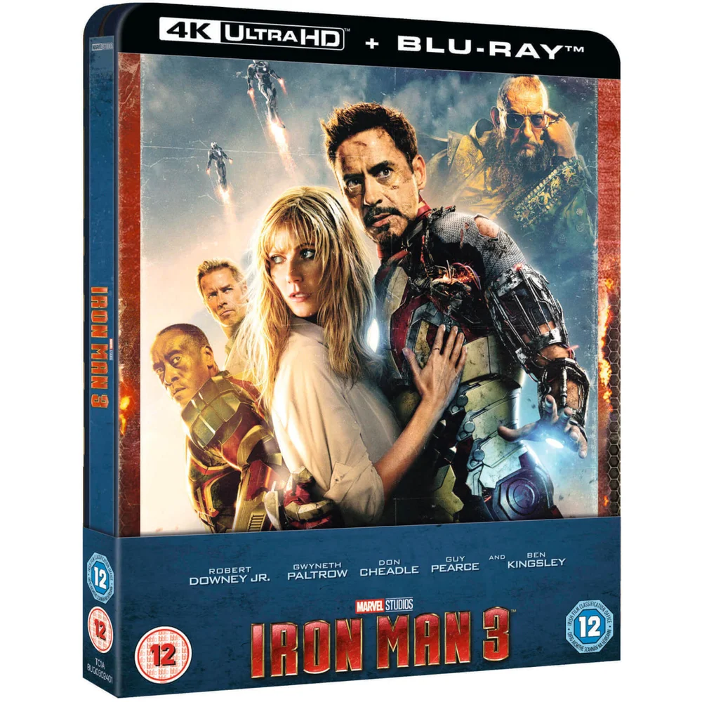 Iron Man 3 - 4K Ultra HD Zavvi Exclusive Steelbook Image 1
