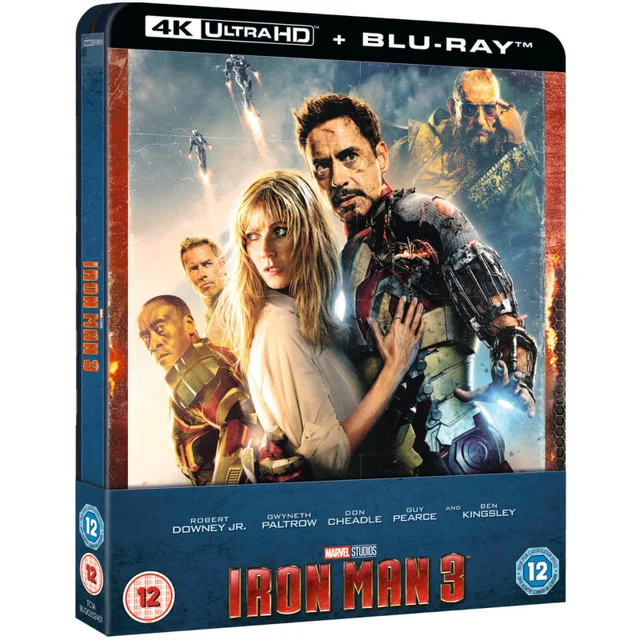 Iron Man 3 - 4K Ultra HD Zavvi Exclusive Steelbook
