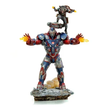 Iron Studios Avengers: Endgame BDS Art Scale Statue 1/10 Iron Patriot and Rocket 28cm