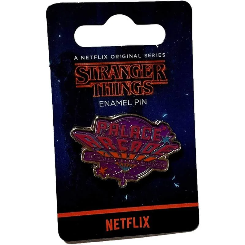 Loungefly Stranger Things Palace Arcade Logo Enamel Pin Image 1