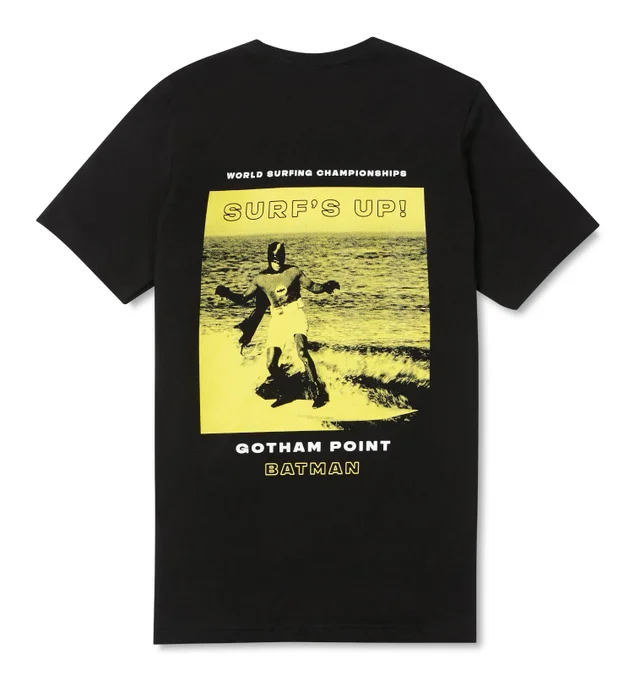 Batman Surf Pow! T-Shirt - Black