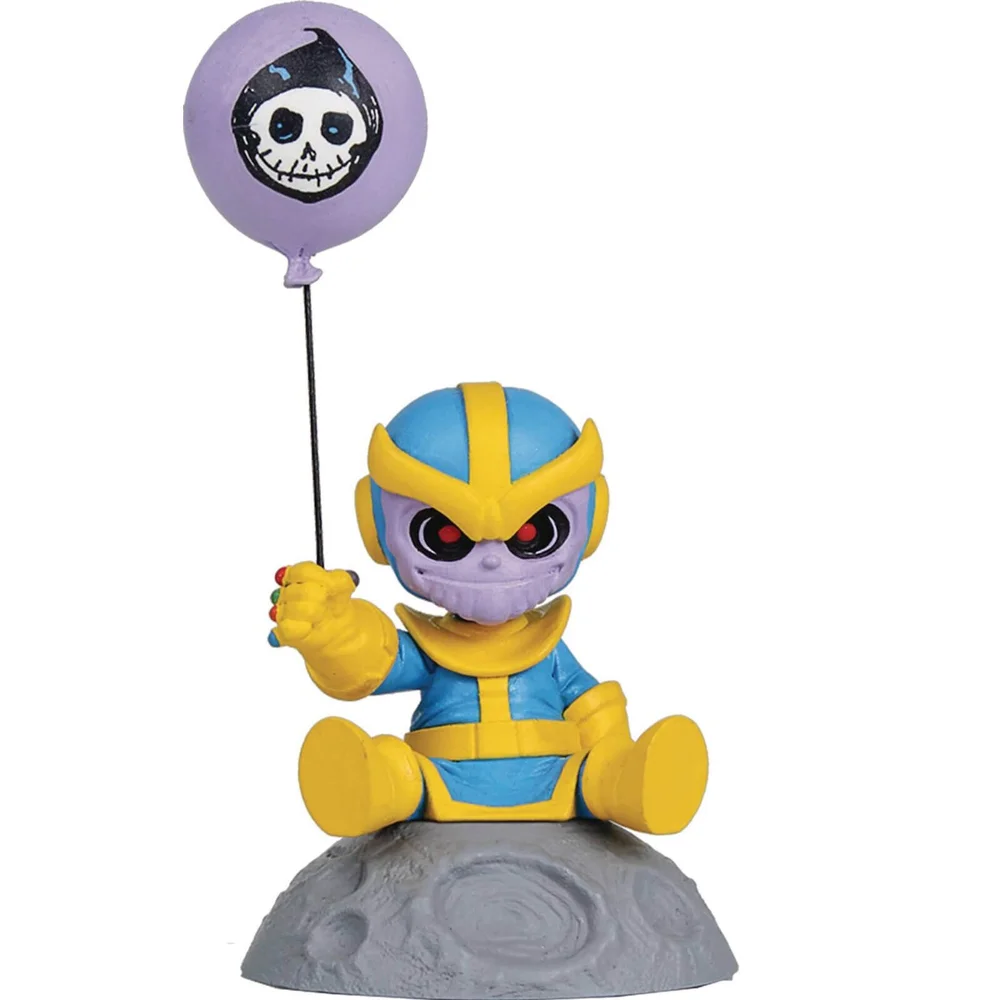 Gentle Giant Marvel Animated Mini-Heroes Thanos PVC Statue - 7.5cm Image 1