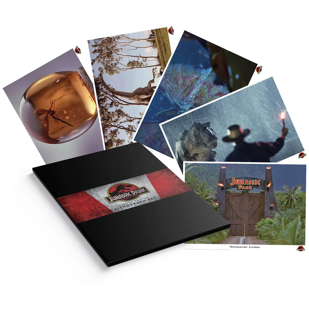 Jurassic Park Lithograph - Set of 5 Prints Image 1
