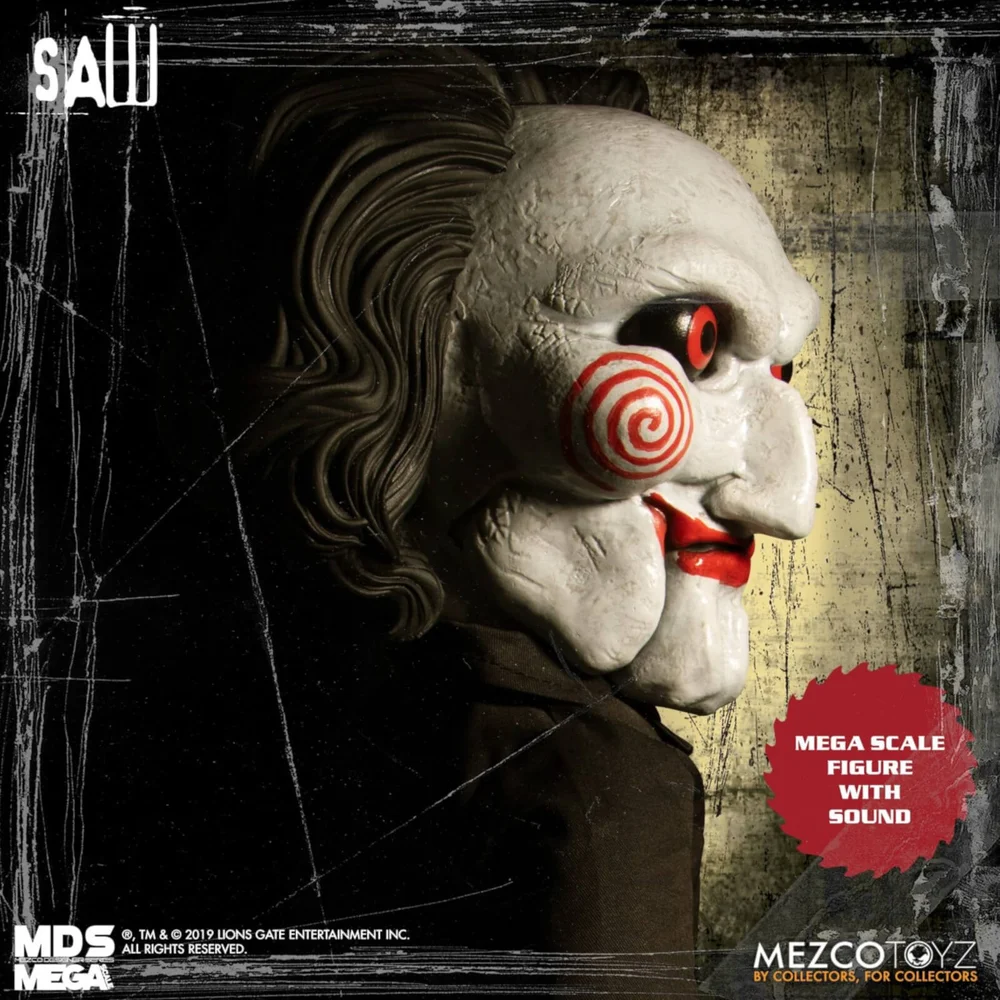 Mezco Saw Billy Mega-Scale with Sound 15 Inch Doll Image 1