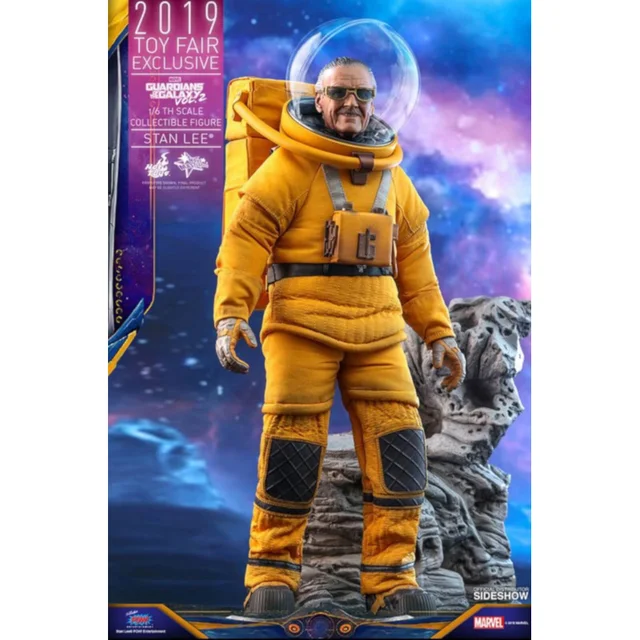 Hot Toys Guardians of the Galaxy Vol. 2 Movie Masterpiece Action Figure 1/6 Stan Lee 2019 Toy Fair Exclusive 31 cm