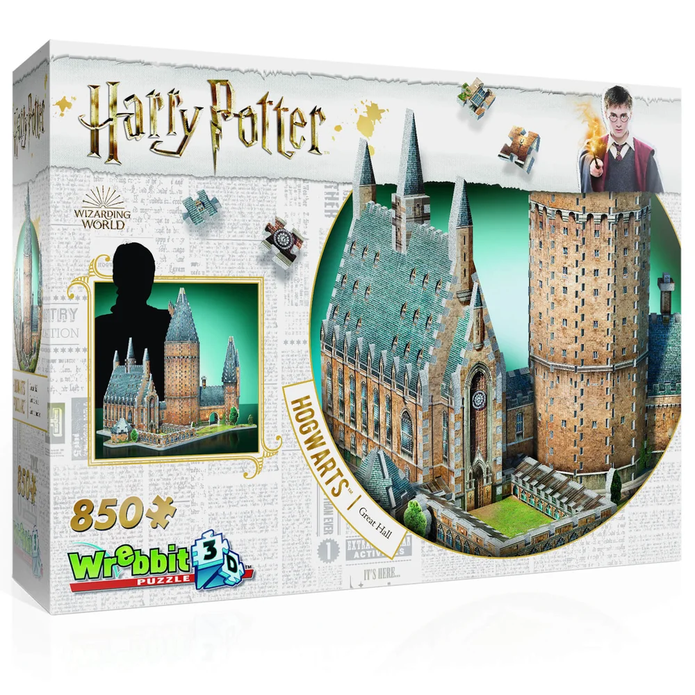 Harry Potter Hogwarts Great Hall 3D Puzzle (850 Pieces) Image 1