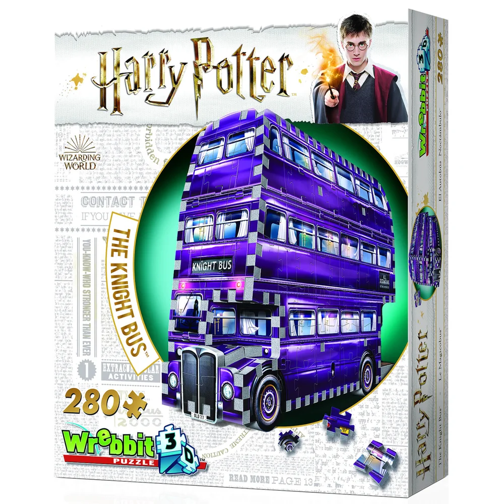 Harry Potter Knight Bus 3D Puzzle (280 Pieces) Image 1