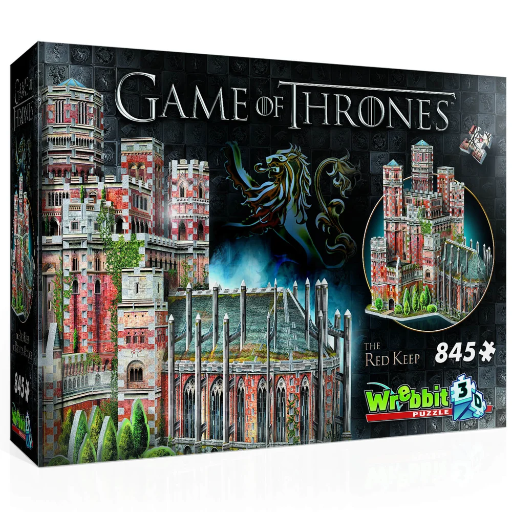 Game of Thrones: Red Keep 3D Puzzle (845 Pieces) Image 1
