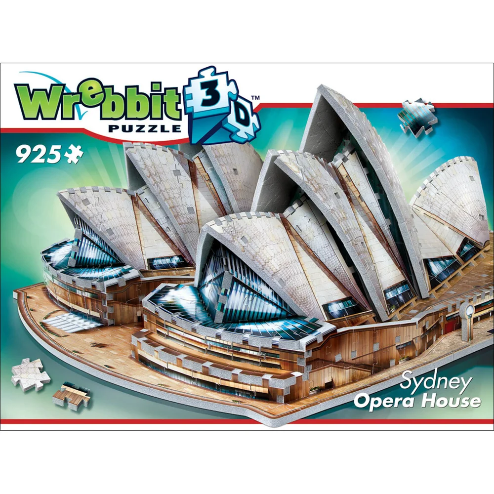 Wrebbit Sydney Opera House 3D Puzzle (925 Pieces) Image 1