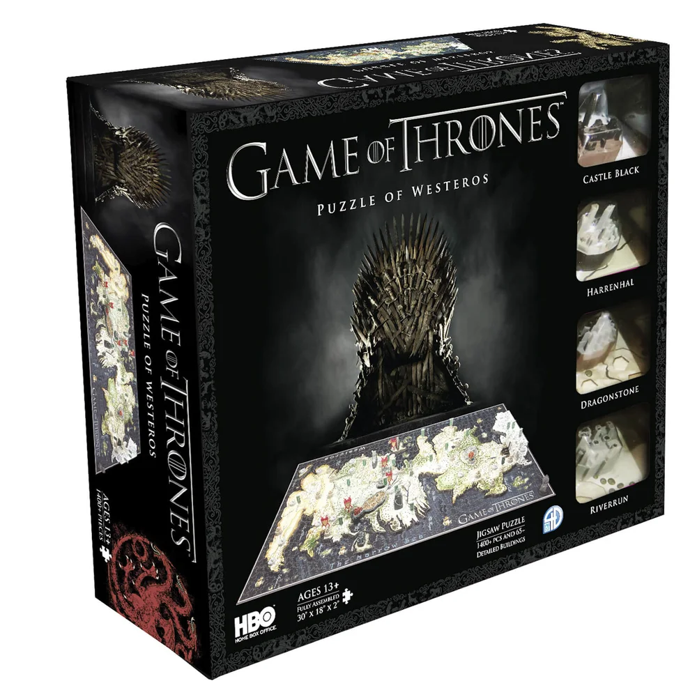Game of Thrones Westeros 3D Puzzle (1400+ Pieces) Image 1