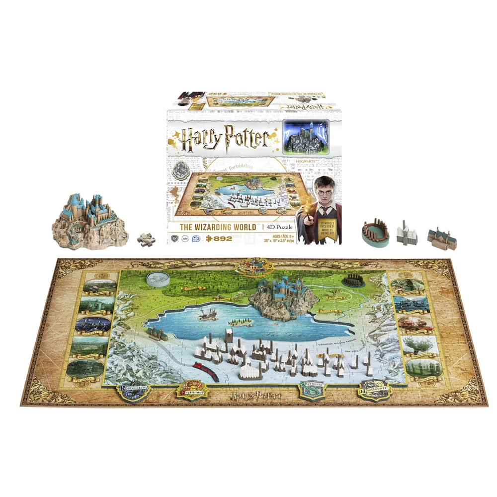 Harry Potter The Wizarding World Puzzle (892 Pieces) Image 1