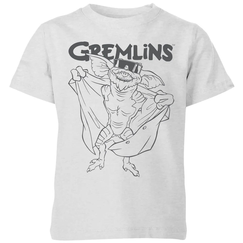 Gremlins Spike's Glasses Kids' T-Shirt - Grey - 3-4 Years Image 1
