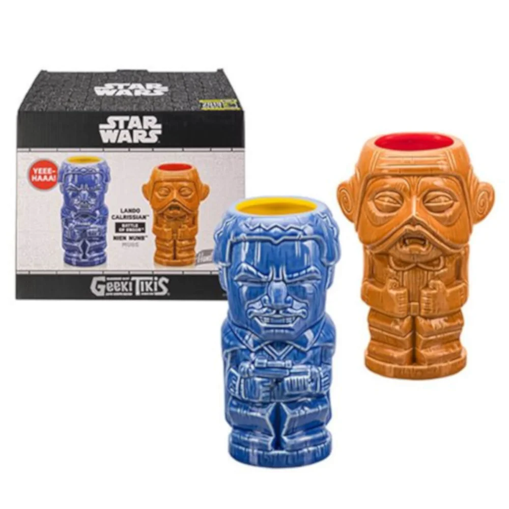 Beeline Creative Star Wars Lando and Nien Nunb Geeki Tikis Mug SDCC Exclusive (Pack of 2) Image 1