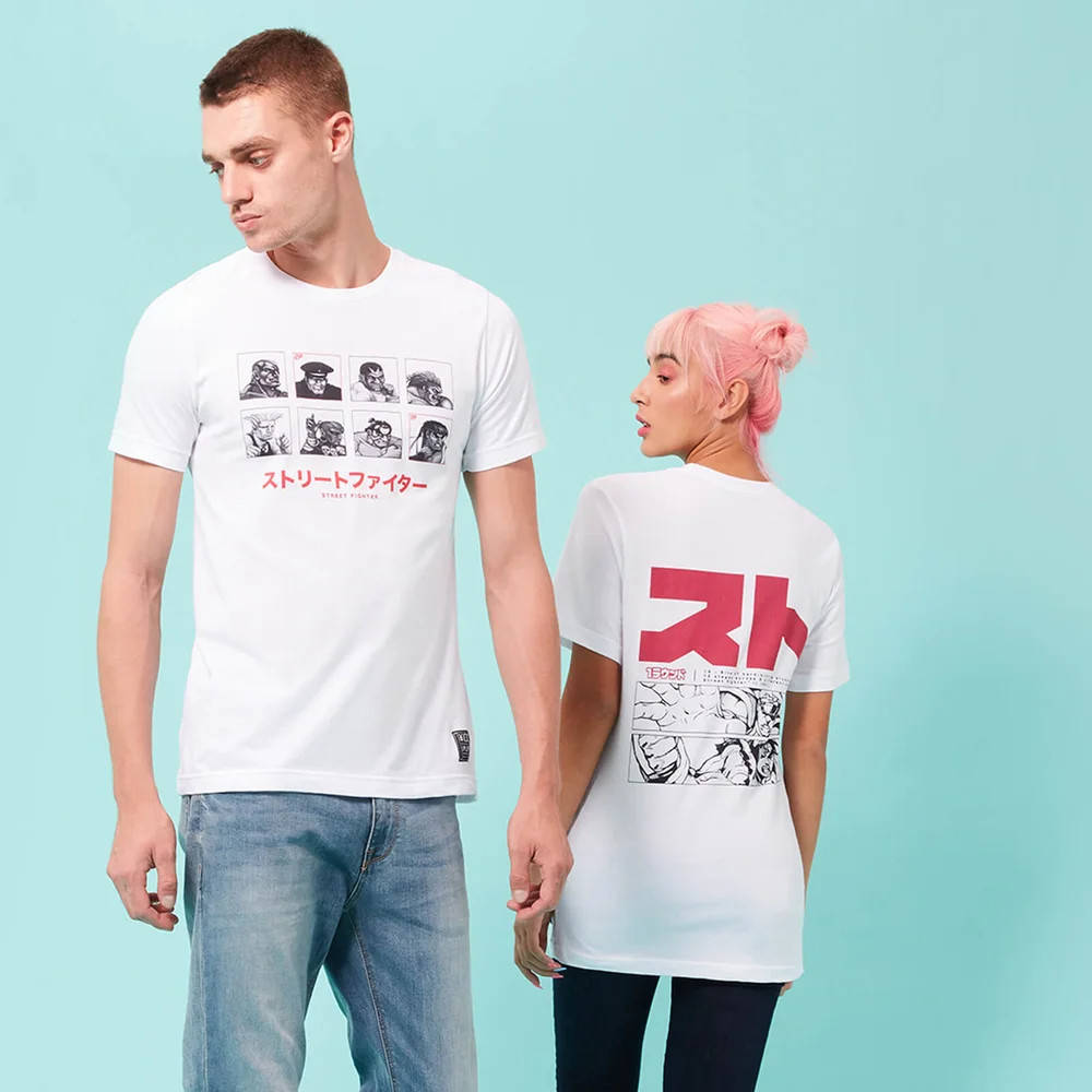 Street Fighter Arcade Vs. Unisex T-Shirt - White - S - White Image 1