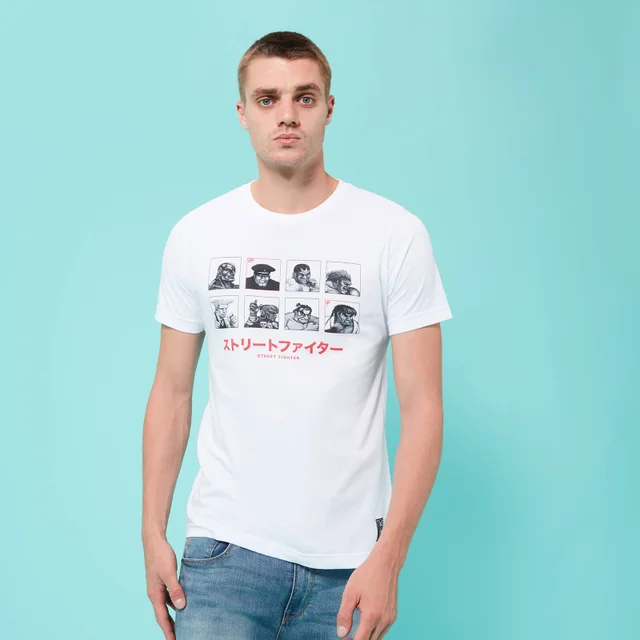 Street Fighter Arcade Vs. Unisex T-Shirt - White