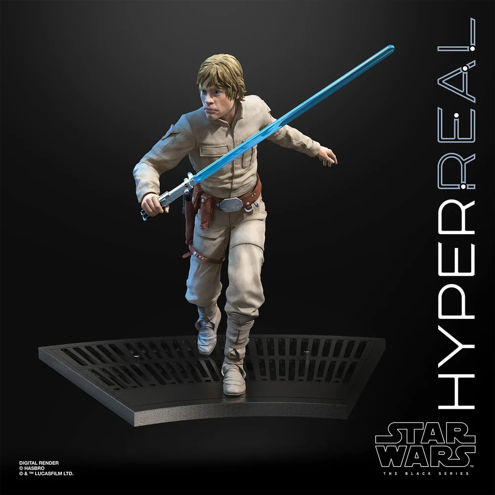 Hasbro Star Wars The Black Series Hyperreal Luke Skywalker 8 Inch Action Figure Image 1