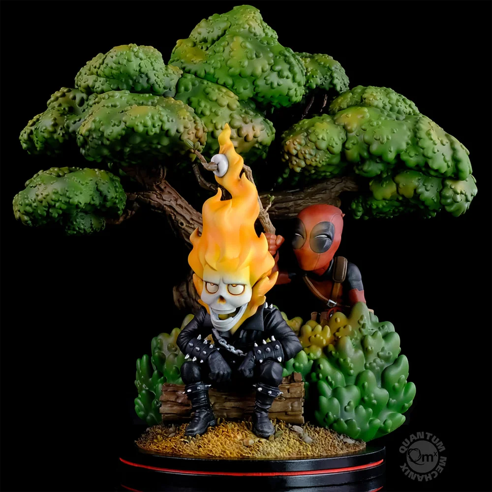 Marvel Deadpool x Ghost Rider Q-Master Diorama Image 1
