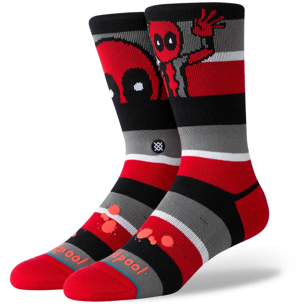 Stance Marvel Deadpool Stripe Socks - L Image 1