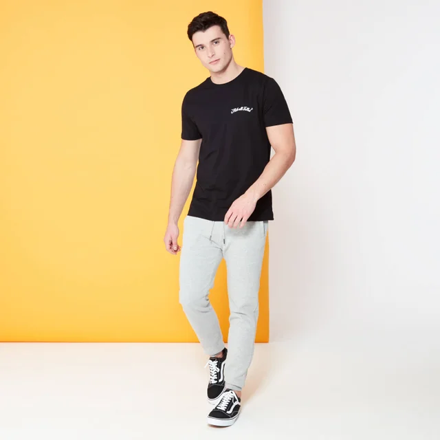 Looney Tunes Kaboom Collection That's all Folks Embroidered Men's T-Shirt - Black