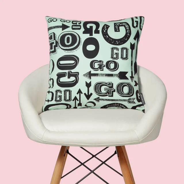 Monopoly Go! Letterpress Square Cushion