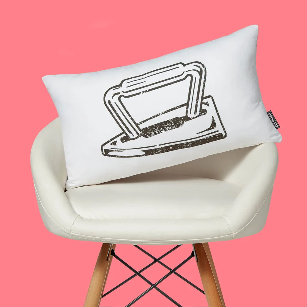 Monopoly Iron Rectangular Cushion - 30x50cm - Soft Touch Image 1
