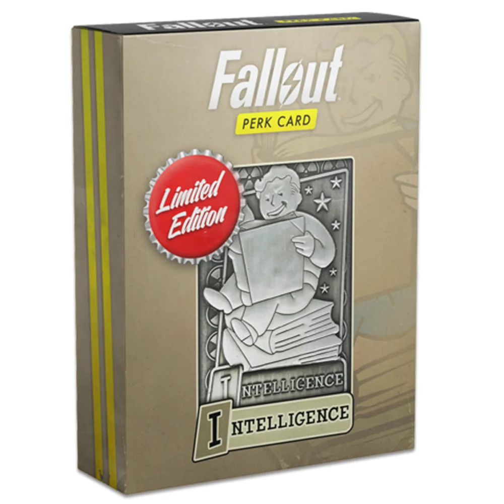 Fallout Limited Edition Perk Card - Intelligence (#5 out of 7) Image 1