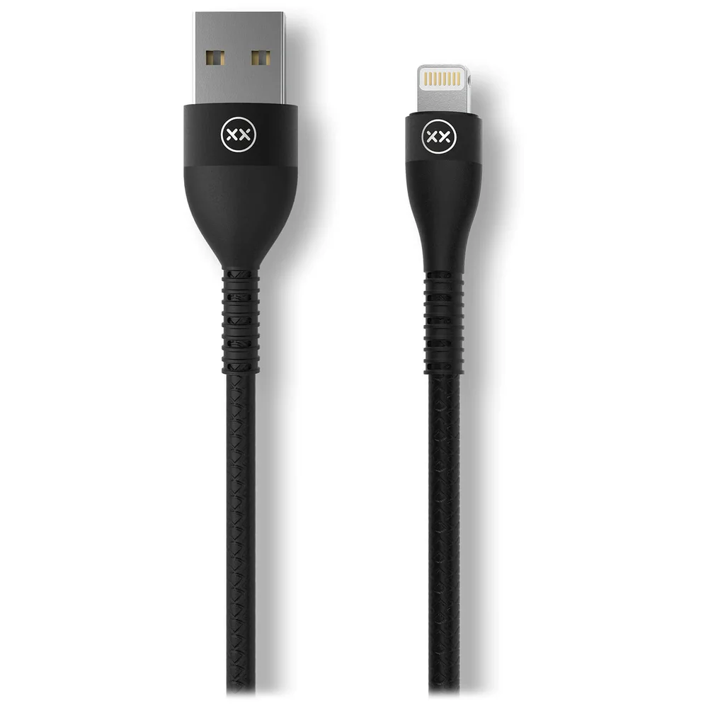 Mixx 2.0 Meter - USB A to Lightning - MFI Version - Black Image 1