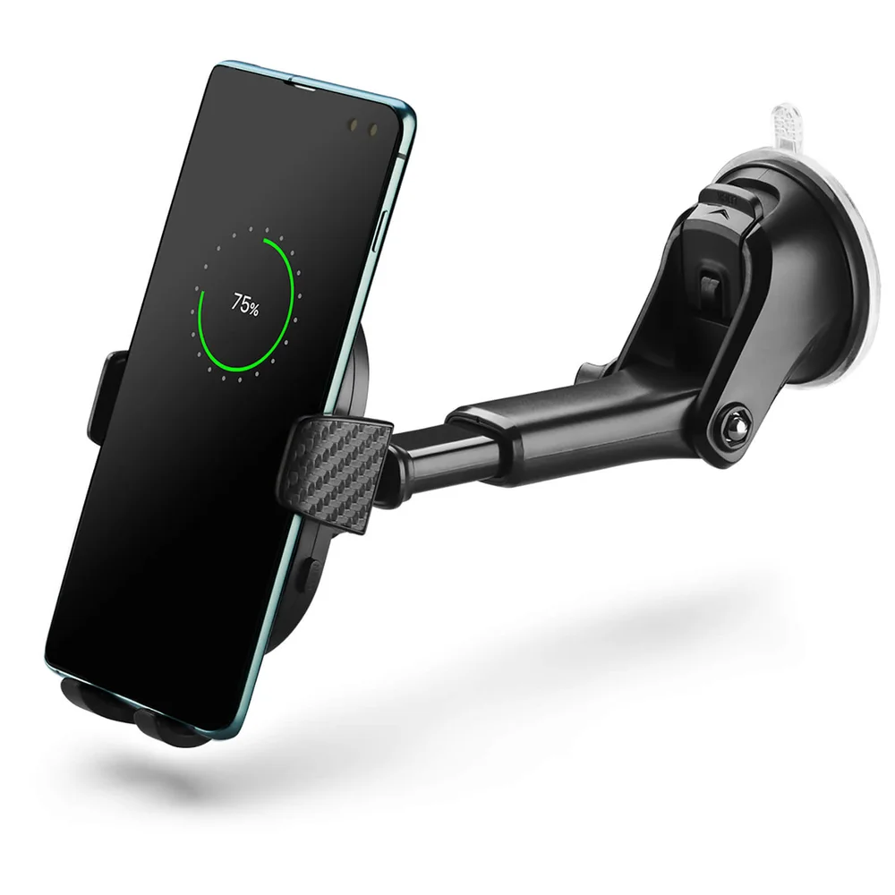 Mixx In-Car Suction Mount Wireless Phone Charger Image 1