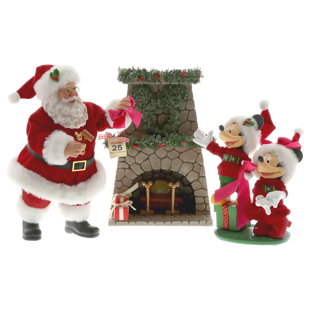 Possible Dreams - Mickey and Santa Hang the Perfect Wreath Image 1