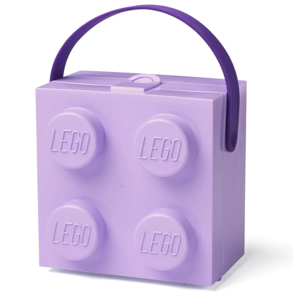LEGO Lunch Box with Handle - Lavender Image 1