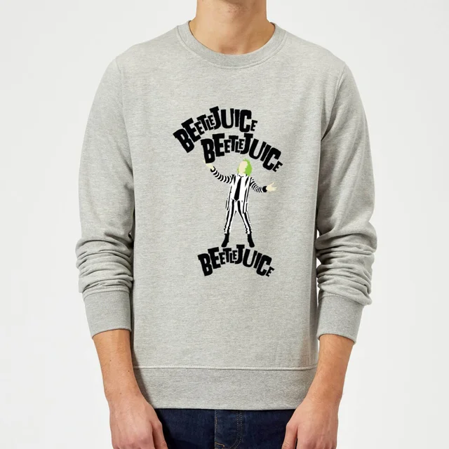 Beetlejuice Beetlejuice Beetlejuice Sweatshirt - Grey