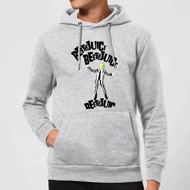 Beetlejuice Beetlejuice Beetlejuice Hoodie - Grey