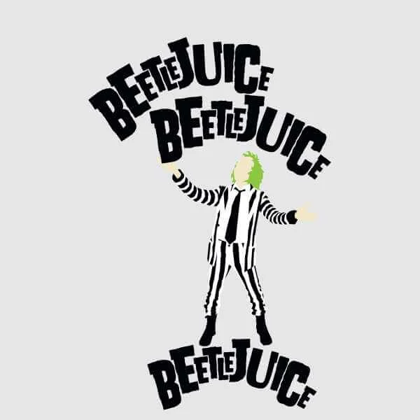 Beetlejuice Beetlejuice Beetlejuice Hoodie - Grey