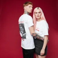 Gremlins Stripe Unisex T-Shirt - White - undefined undefined