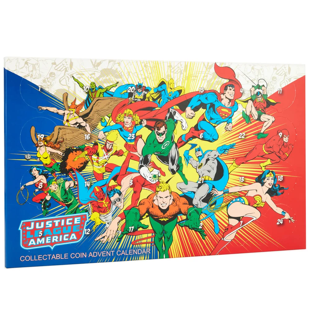 DC Comics JLA Limited Edition Collectable Coin Advent Calendar - Zavvi Exclusive Image 1