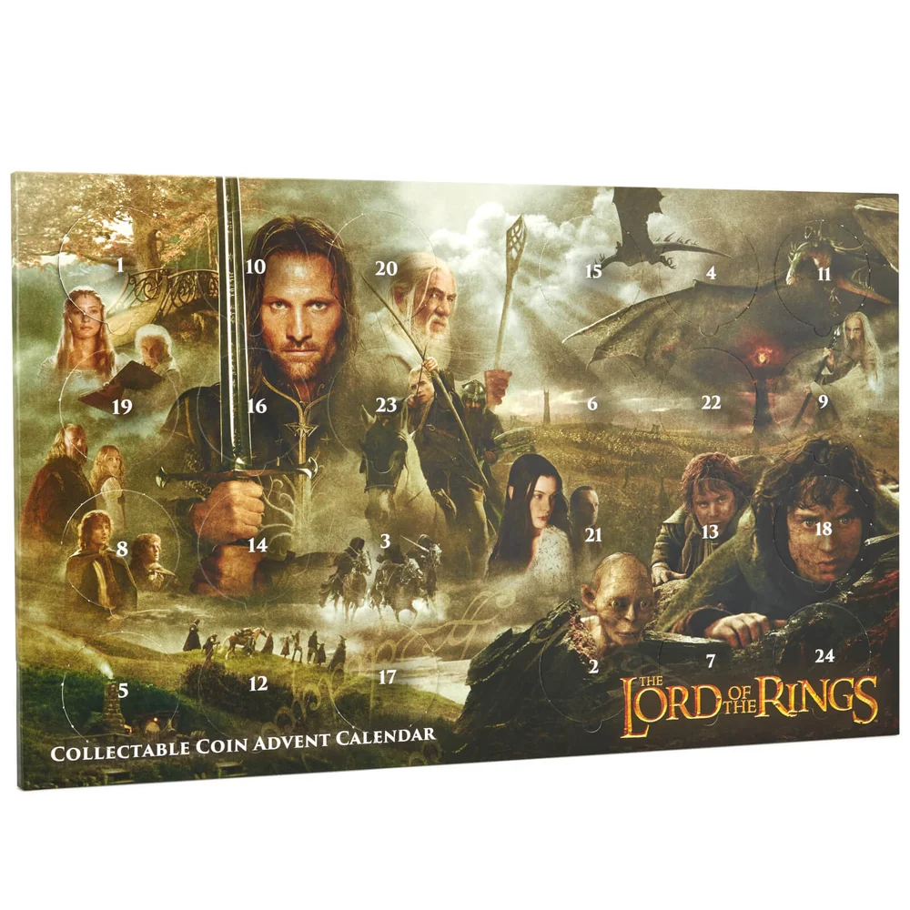 Lord of the Rings Limited Edition Collectable Coin Advent Calendar - Zavvi Exclusive Image 1