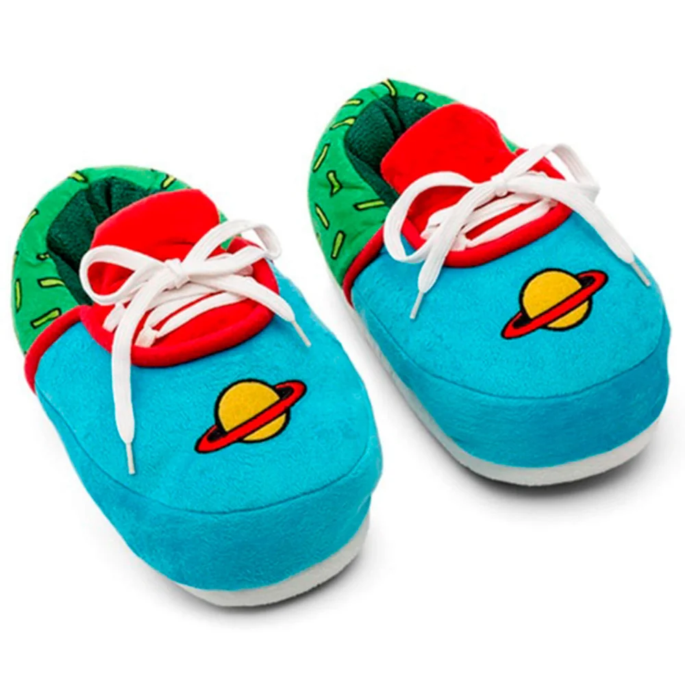 Rugrats Chuckie Plush Sneaker Slippers - L-XL Image 1
