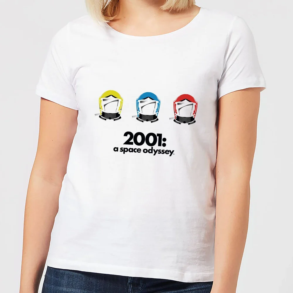 2001: A Space Odyssey Space Helmets Women's T-Shirt - White - S - White Image 1