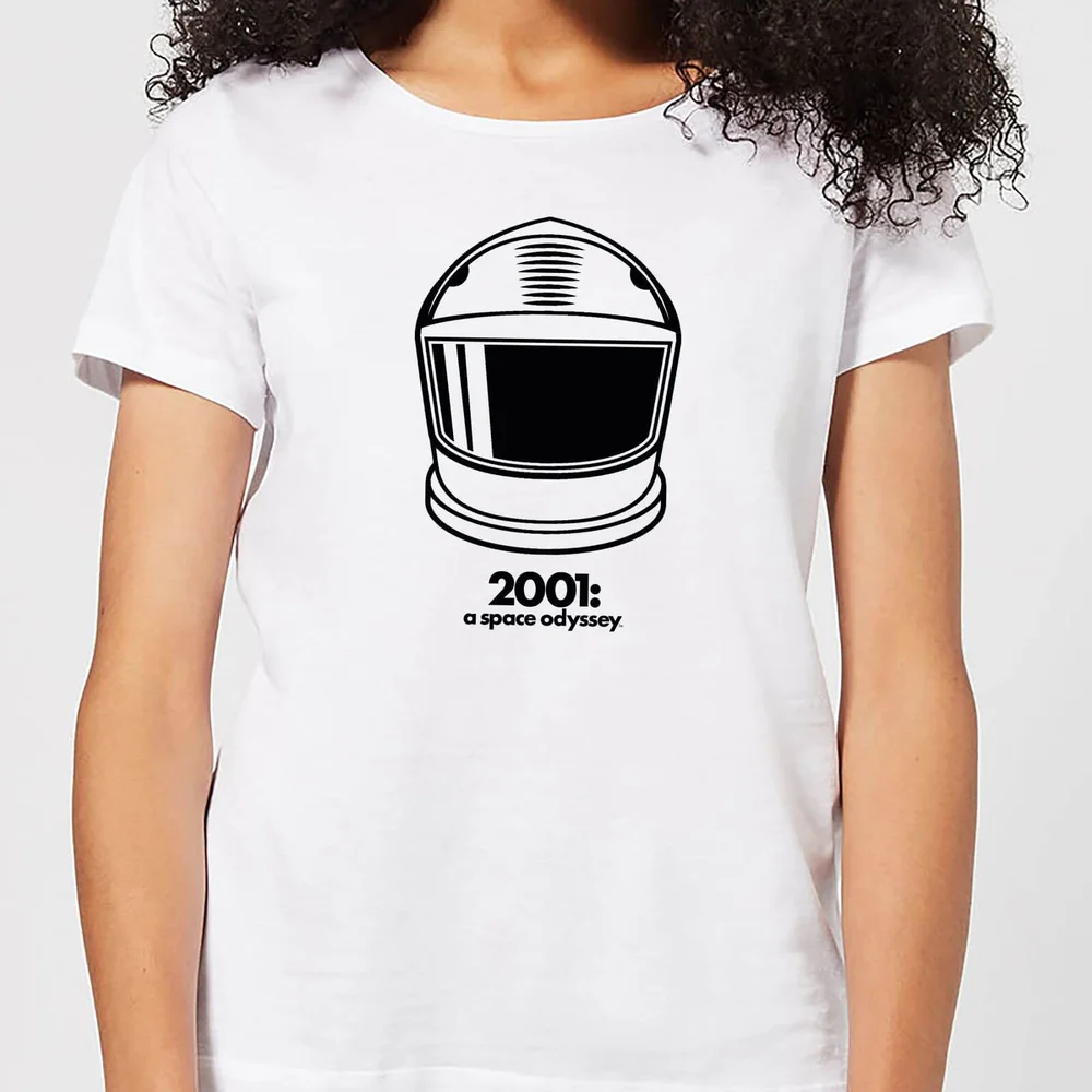 2001: A Space Odyssey Space Helmet Women's T-Shirt - White - S - White Image 1