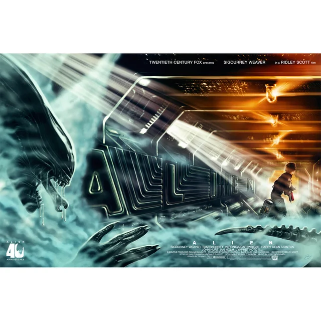 Alien '40th Anniversary' Fine Art Giclee
