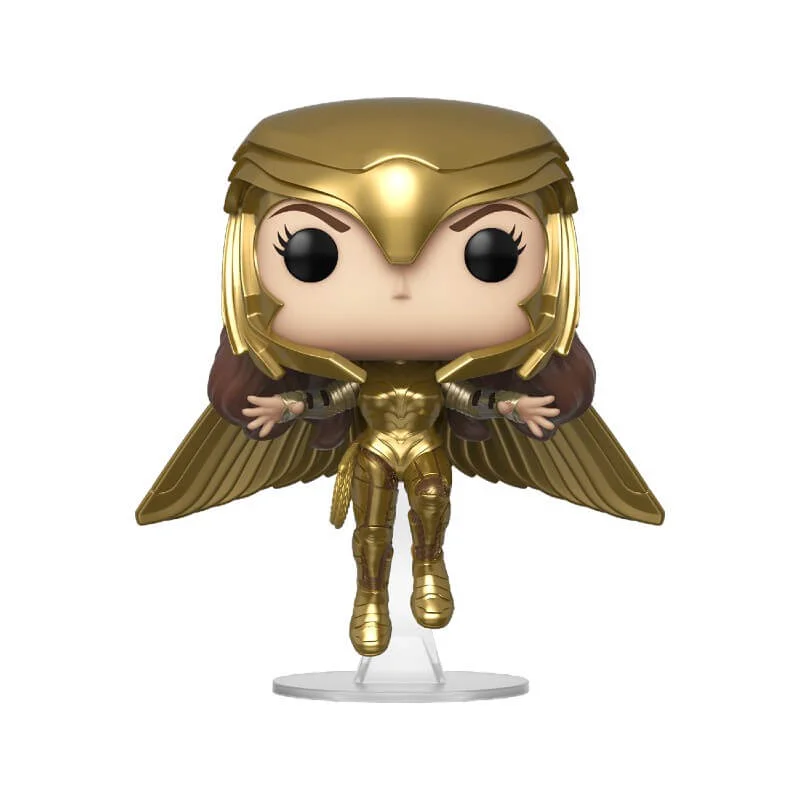 Wonder Woman 1984 Wonder Woman Gold Flying (Metallic) Pop! Vinyl Figure Image 1