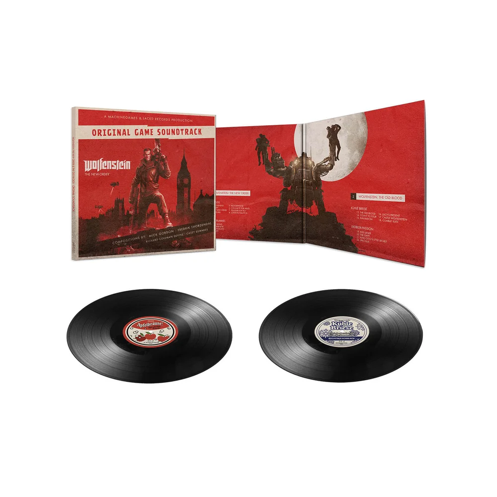 Wolfenstein: The New Order/The Old Blood Video Game Soundtrack Vinyl 2LP Image 1