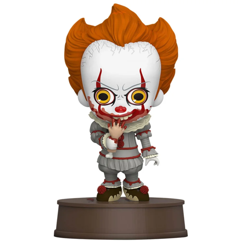 Hot Toys IT Chapter Two Cosbaby Mini Figure Pennywise with Broken Arm 11cm Image 1