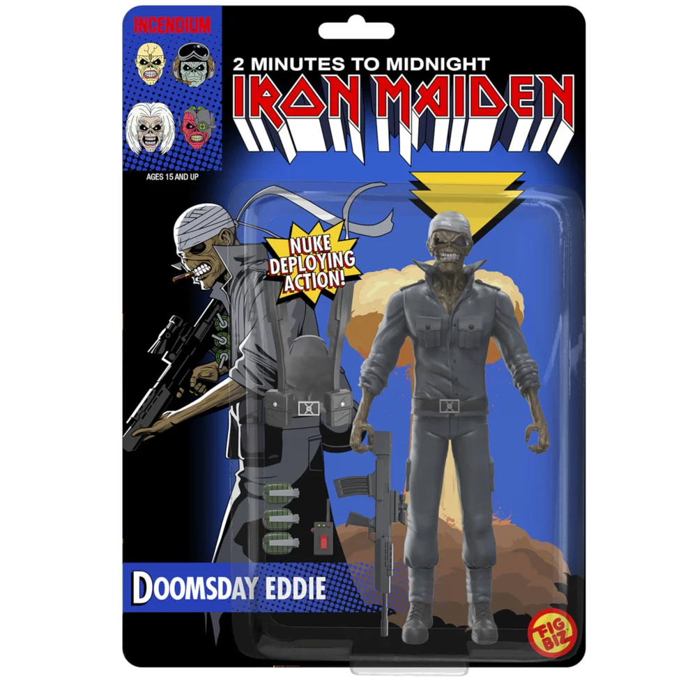 Iron Maiden Doomsday Eddie Fig Biz Action Figure Image 1