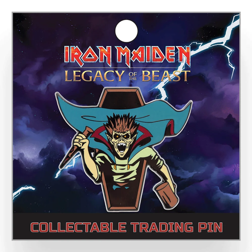 Iron Maiden Legacy of the Beast Lapel Pin - Vampire Hunter Eddie Image 1