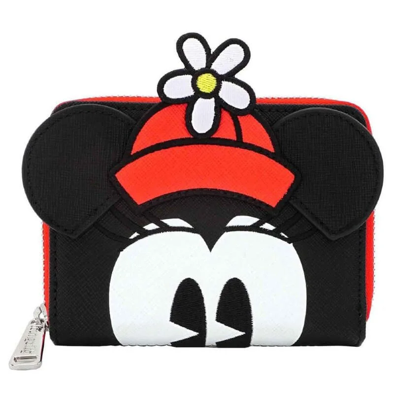 Loungefly DisneyPositively Minnie Polka Dot Zip Around Wallet Image 1